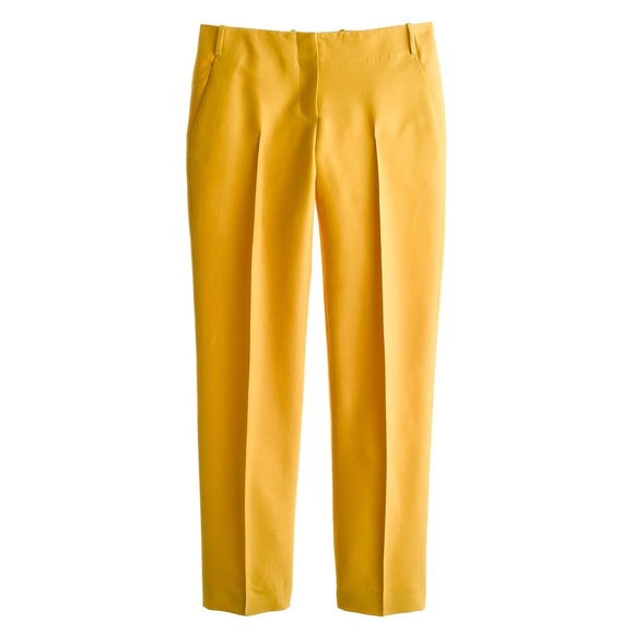 New J Crew Collection wool-silk cropped pant - Picture 2 of 2